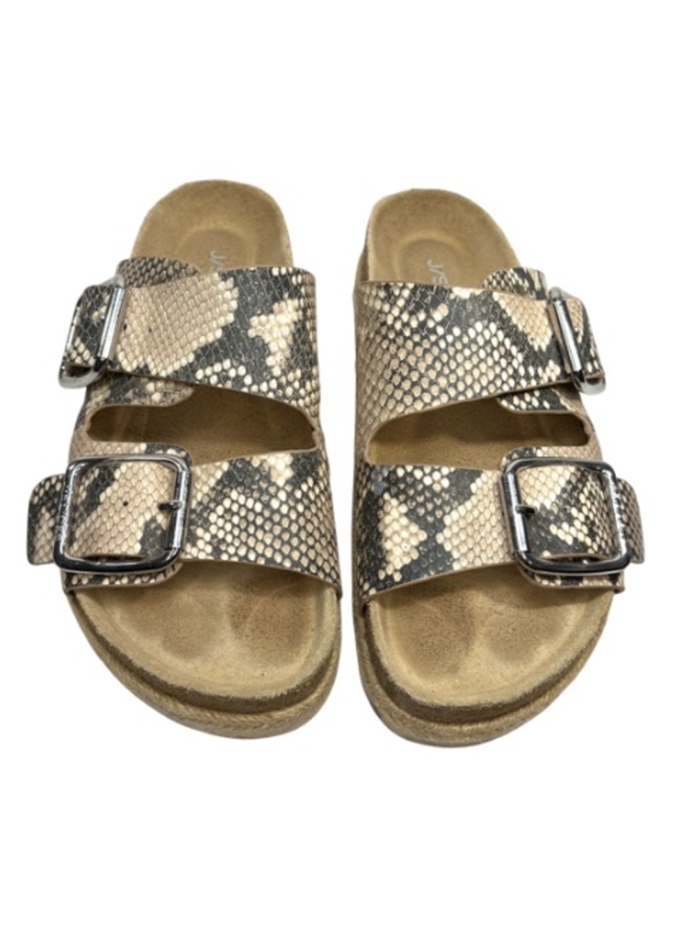 J/Slides Reptile Print Sandals | 8